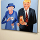 “Queen Elizabeth and Donald” (2018).